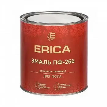 ЭМАЛЬ ПФ-266 "ERICA" СВЕТЛЫЙ ОРЕХ 2,6 КГ (6)