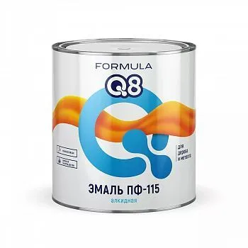 ЭМАЛЬ ПФ-115 "FORMULA Q8" ТЕРРАКОТОВАЯ  2,7 КГ (6)