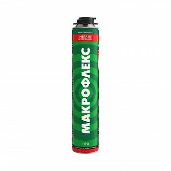 ПЕНА МОНТАЖНАЯ "МАКРОФЛЕКС МЕГА 65" ПРОФИ 850 МЛ ВСЕСЕЗОННАЯ (1/12)