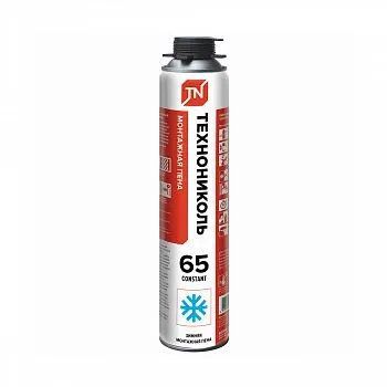 ПЕНА МОНТАЖНАЯ "CONSTANT 65" ПРОФИ 850 Г ЗИМНЯЯ (12/816) "ТЕХНОНИКОЛЬ"