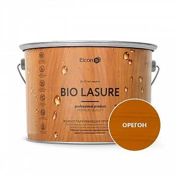 ПРОПИТКА ВОДООТТАЛКИВАЮЩАЯ ДЛЯ ДЕРЕВА "BIO LASURE" ОРЕГОН 2 Л (1/4) "ELCON"