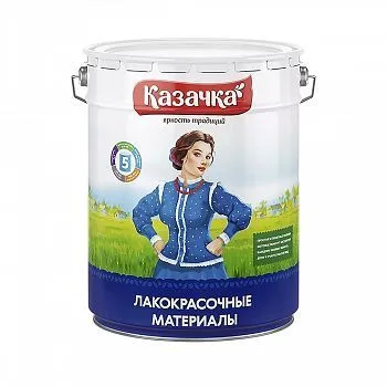 ЭМАЛЬ ПФ-115  "КАЗАЧКА"  БЕЛАЯ 20 КГ (1)