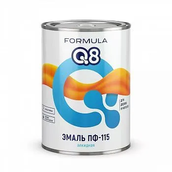 ЭМАЛЬ ПФ-115 "FORMULA Q8" ТЕРРАКОТОВАЯ  0,9 КГ (1/14)
