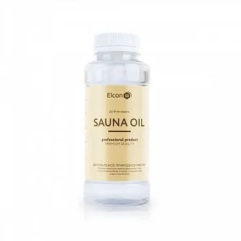МАСЛО ДЛЯ ЗАЩИТЫ ПОЛКОВ В БАНЯХ И САУНАХ "SAUNA OIL" 0,25 Л (1/24) "ELCON"